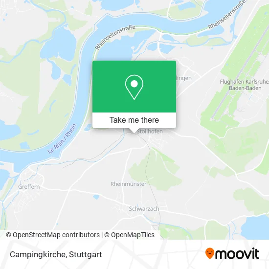 Карта Campingkirche