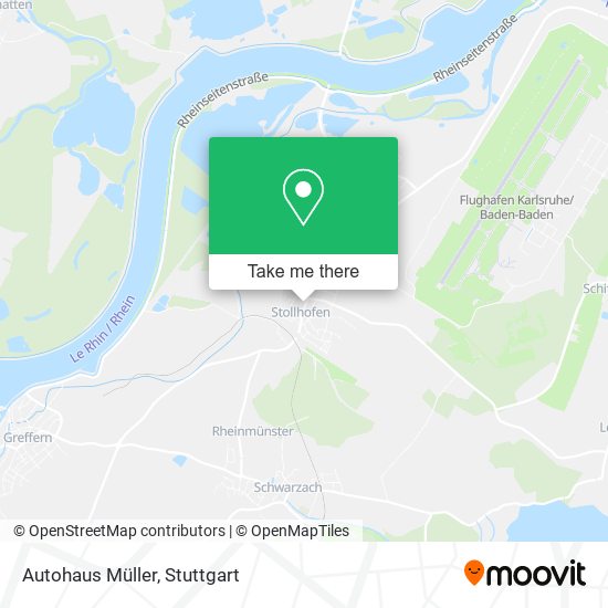 Autohaus Müller map
