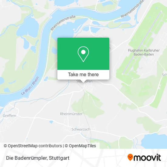 Карта Die Badenrümpler