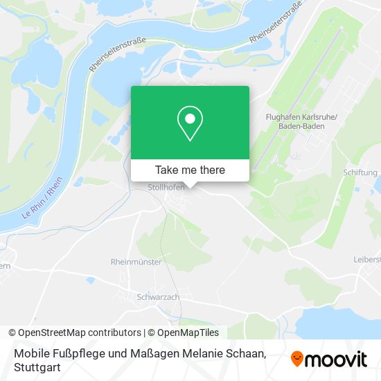 Mobile Fußpflege und Maßagen Melanie Schaan map