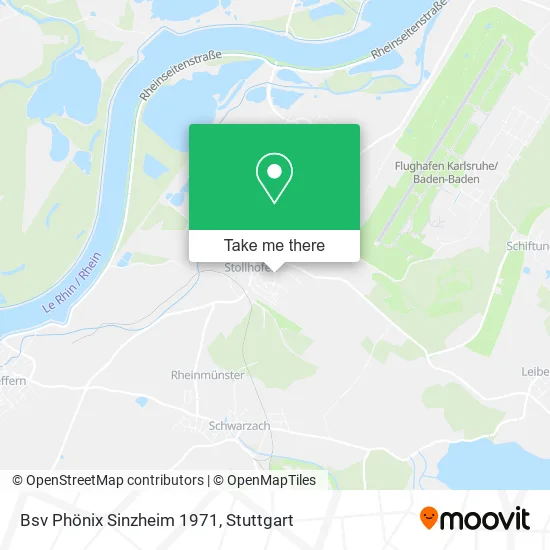 Карта Bsv Phönix Sinzheim 1971