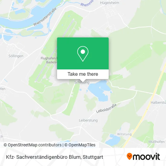 Карта Kfz- Sachverständigenbüro Blum