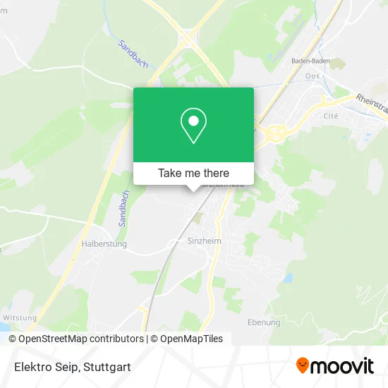 Elektro Seip map