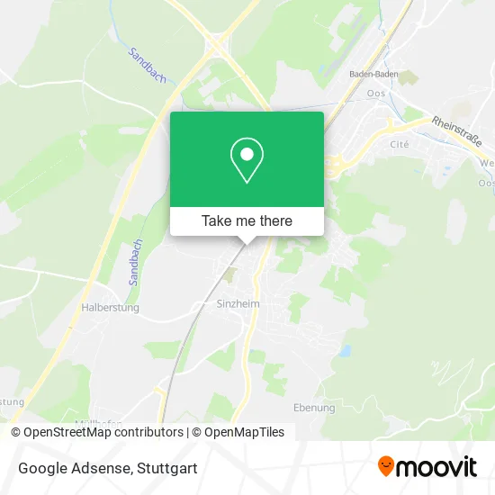 Google Adsense map
