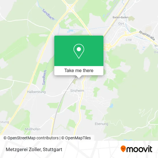 Карта Metzgerei Zoller
