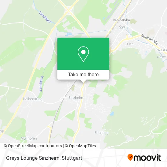 Карта Greys Lounge Sinzheim