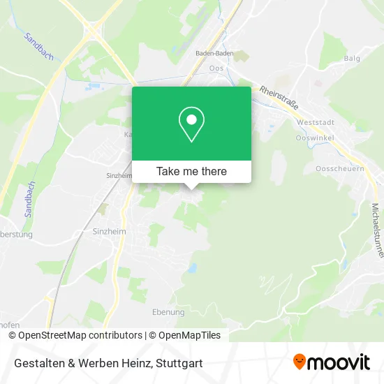 Карта Gestalten & Werben Heinz