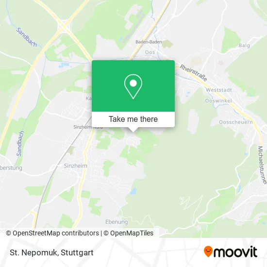 Карта St. Nepomuk