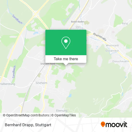 Карта Bernhard Drapp