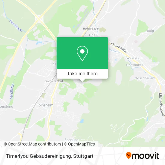 Карта Time4you Gebäudereinigung