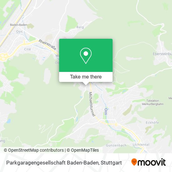 Parkgaragengesellschaft Baden-Baden map