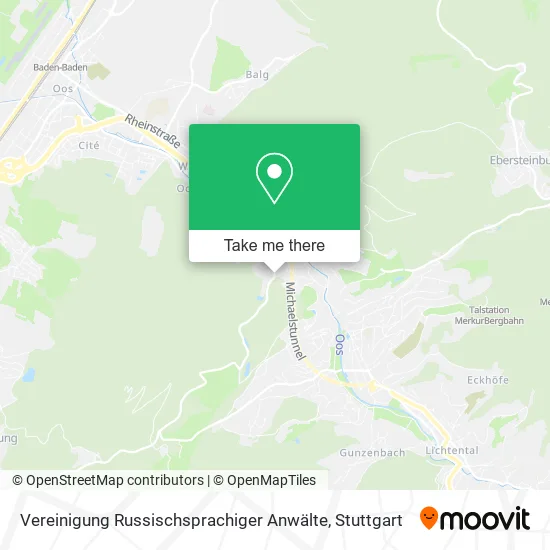 Карта Vereinigung Russischsprachiger Anwälte