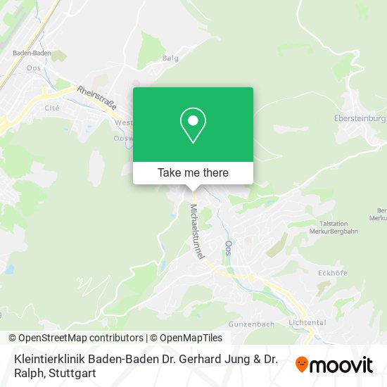 Kleintierklinik Baden-Baden Dr. Gerhard Jung & Dr. Ralph map