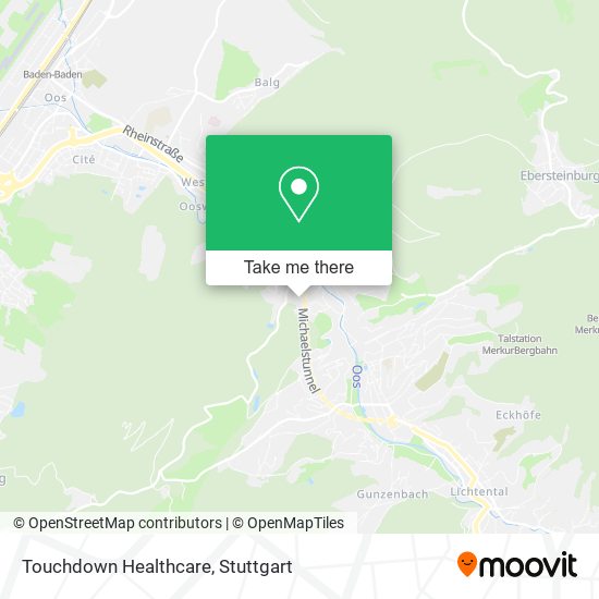 Touchdown Healthcare map