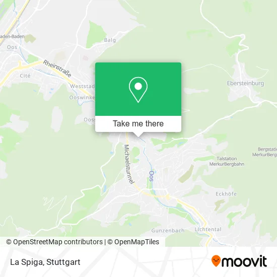 Карта La Spiga
