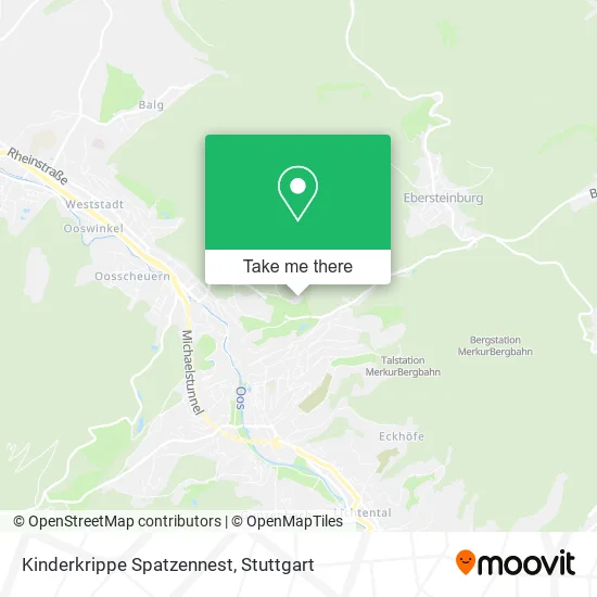 Карта Kinderkrippe Spatzennest