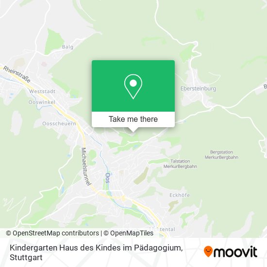 Kindergarten Haus des Kindes im Pädagogium map