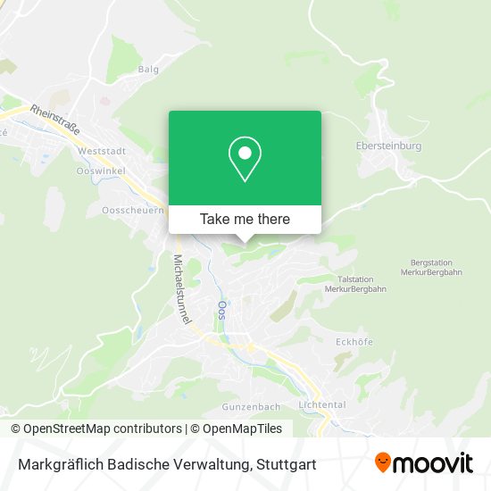 Markgräflich Badische Verwaltung map
