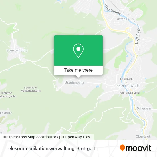 Карта Telekommunikationsverwaltung