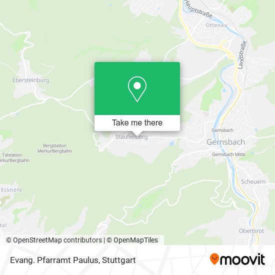 Карта Evang. Pfarramt Paulus