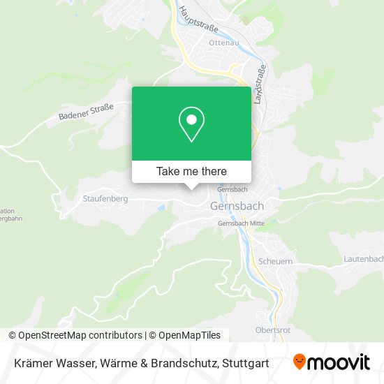 Krämer Wasser, Wärme & Brandschutz map