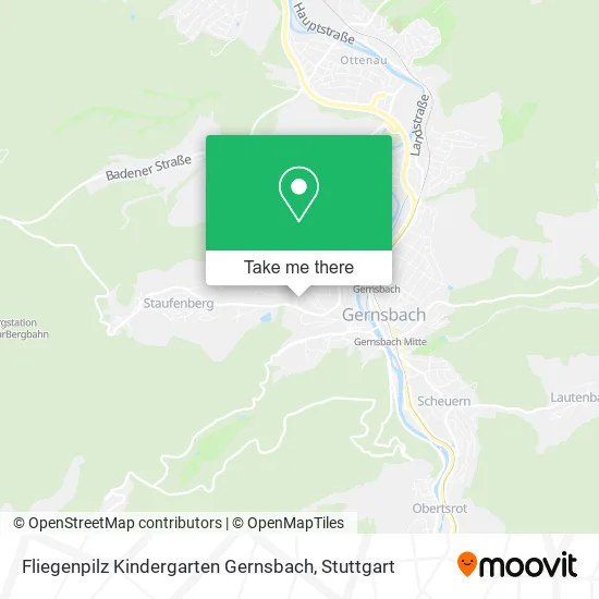 Карта Fliegenpilz Kindergarten Gernsbach