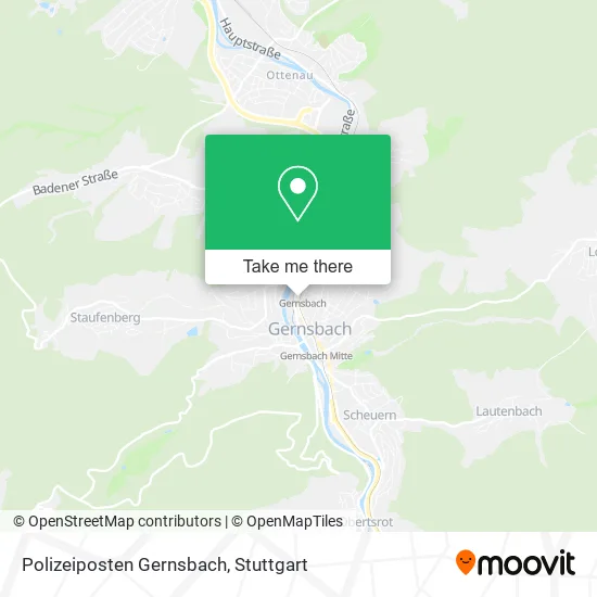 Карта Polizeiposten Gernsbach