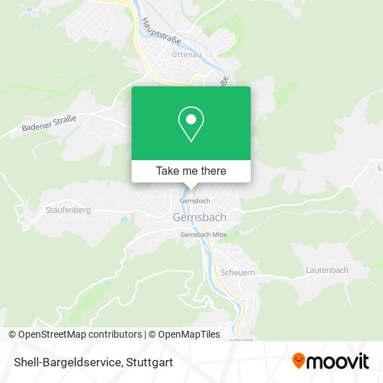 Shell-Bargeldservice map