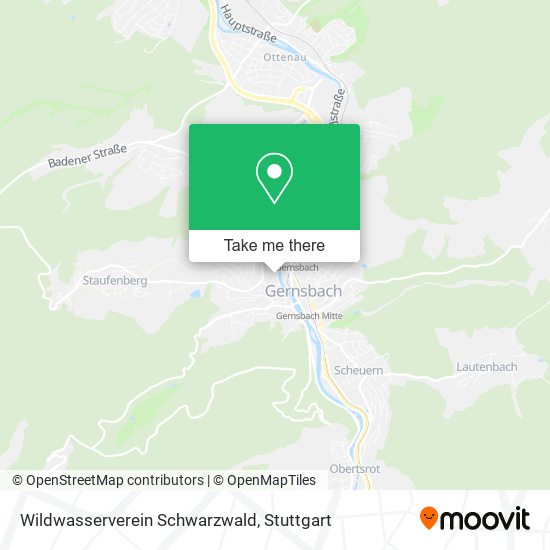 Wildwasserverein Schwarzwald map