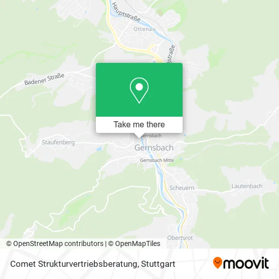 Карта Comet Strukturvertriebsberatung