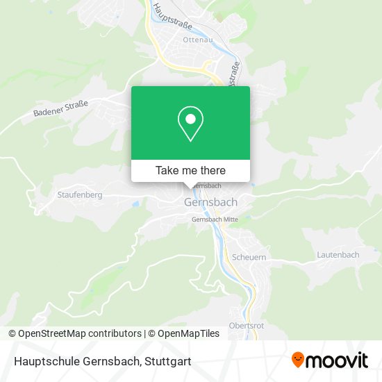 Карта Hauptschule Gernsbach