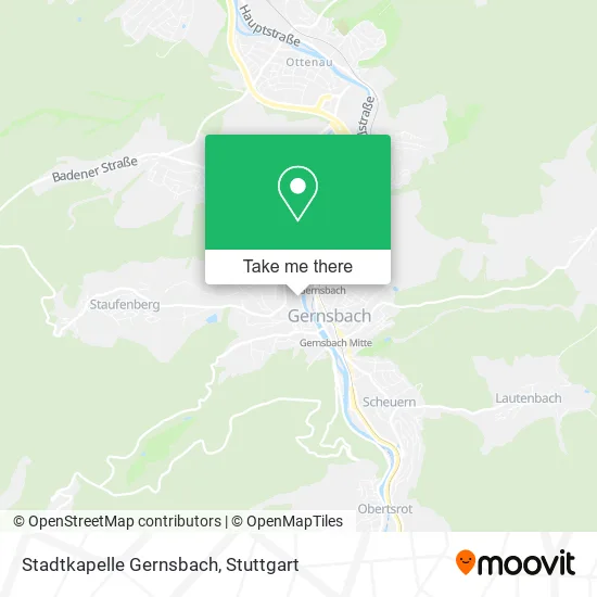 Карта Stadtkapelle Gernsbach