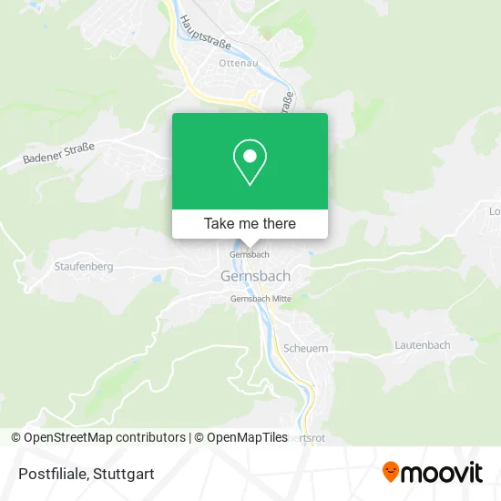 Карта Postfiliale