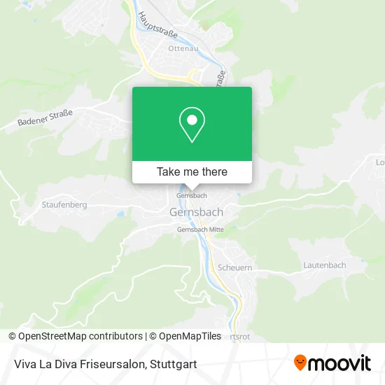 Карта Viva La Diva Friseursalon