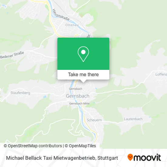 Карта Michael Bellack Taxi Mietwagenbetrieb