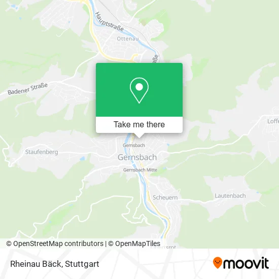 Карта Rheinau Bäck