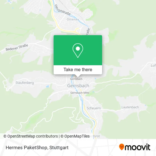 Карта Hermes PaketShop