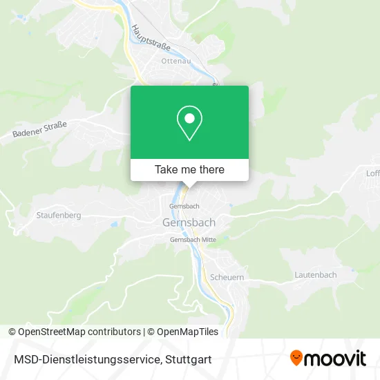 Карта MSD-Dienstleistungsservice