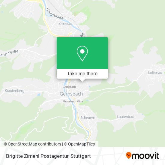 Brigitte Zimehl Postagentur map