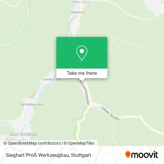 Карта Sieghart Proß Werkzeugbau