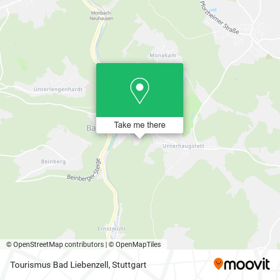 Tourismus Bad Liebenzell map