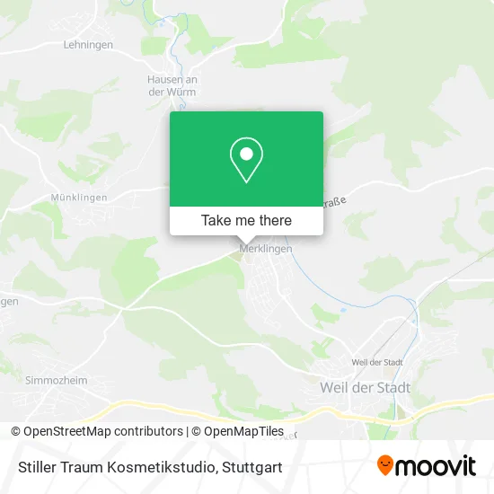 Карта Stiller Traum Kosmetikstudio