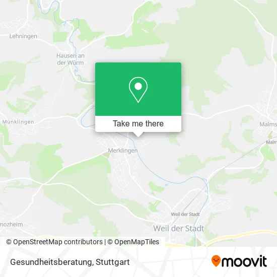 Карта Gesundheitsberatung