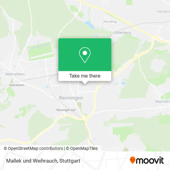 Карта Mallek und Weihrauch