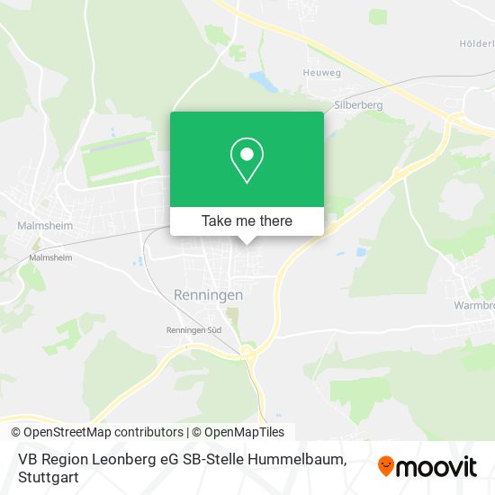 VB Region Leonberg eG SB-Stelle Hummelbaum map