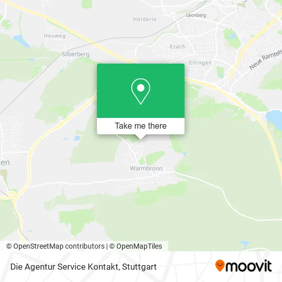 Карта Die Agentur Service Kontakt