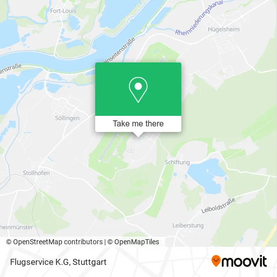 Карта Flugservice K.G