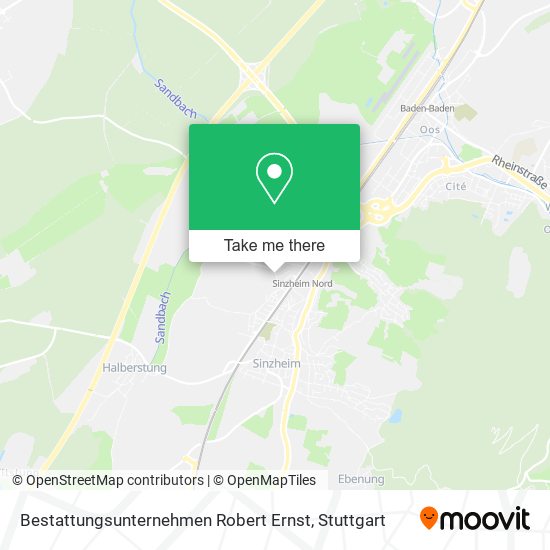 Bestattungsunternehmen Robert Ernst map