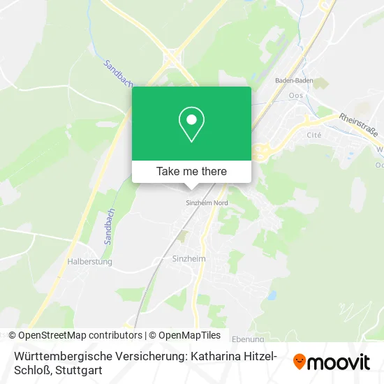 Карта Württembergische Versicherung: Katharina Hitzel-Schloß