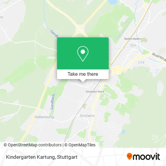 Карта Kindergarten Kartung
